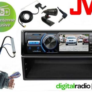 DSX JVC TFT Bluetooth DAB+ USB Radio für VW Golf 4 Autoradio (Digitalradio (DAB), 45 W)