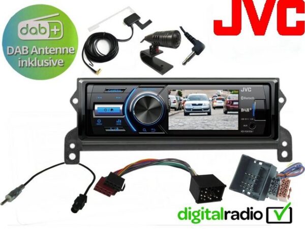 DSX JVC TFT USB Radio passend für Mini R50 R52 R53 One Autoradio (Digitalradio (DAB), 45 W)