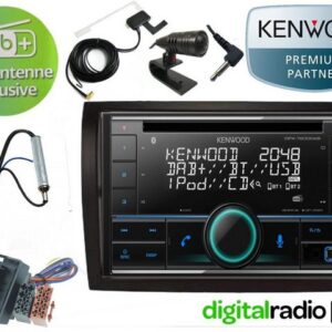 DSX Kenwood CD Bluetooth DAB+ USB Antenne inkl für Citroen Jumper Autoradio (Digitalradio (DAB)