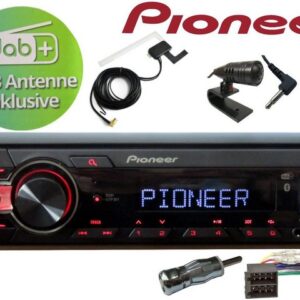 DSX PIONEER Bluetooth USB passend für Peugeot 206 / 206CC DAB+ Antenne Autoradio (Digitalradio (DAB), UKW, Bluetooth, USB, 50,00 W)