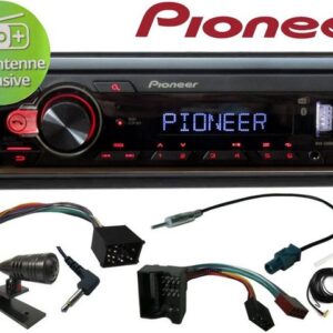 DSX PIONEER DAB+ Bluetooth USB für BMW Mini R50 R52 R53 + DAB Antenne Autoradio (Digitalradio (DAB), 50,00 W)