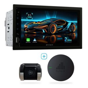 ELGAUS ELGAUS OM-270A universelles 2 DIN Android 11 Autoradio (FM-Tuner mit RDS, Digitalradio (DAB), UKW, CarPlay, Android Auto, RDS, DAB, RGB, Fernbedienung, Manual in DE/EN)