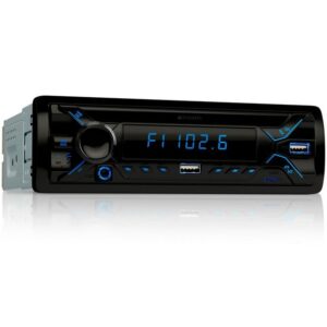 ELGAUS OM-195P 1 Din Autoradio (FM/AM, RDS, Bluetooth, RDS, Fernbedienung, ID3, Appsteuerung, Manual in DE/EN)