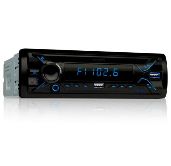 ELGAUS OM-195P 1 Din Autoradio (FM/AM, RDS, Bluetooth, RDS, Fernbedienung, ID3, Appsteuerung, Manual in DE/EN)