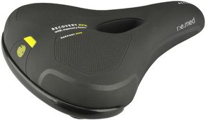 FISCHER Trekking-Fahrradsattel R.E.Med Memory Foam ergonomisch konzipiert, mit Memory Foam Schaumeinlage - 1 Stück (85680)