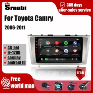 Für Toyota Camry 6 XV 40 50 2006-2011 Carplay Android Auto Radio Multimedia Video 2 Din Navigation