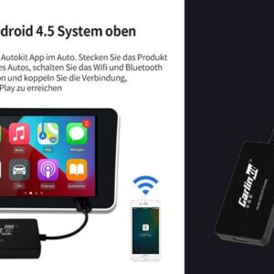 GABITECH Drahtloses CarPlay Dongle für Aftermarket Android Autoradio Autoradio