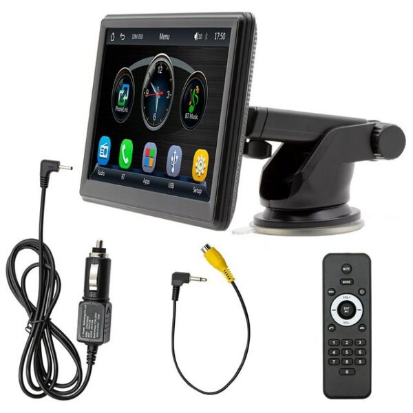 GelldG Autoradio, 7-Zoll-Bildschirm Touch Display, Bluetooth mit Navi Radio Autoradio