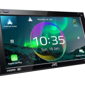 JVC KW-M875DBW WiFi Apple CarPlay Android Auto Bluetooth DAB+ 2-DIN Autoradio (Digitalradio (DAB)