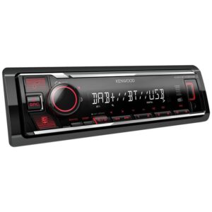 KENWOOD Kenwood KMMBT408DAB Autoradio Bluetooth®-Freisprecheinrichtung, Anschl Autoradio