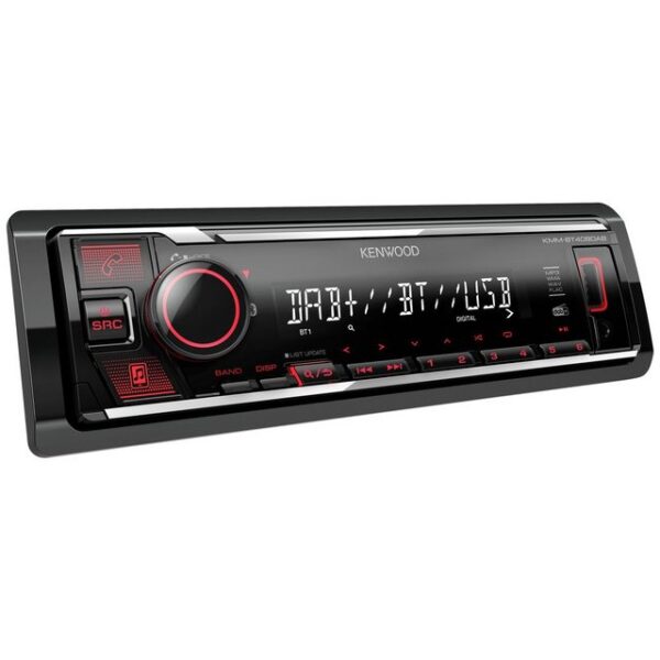 KENWOOD Kenwood KMMBT408DAB Autoradio Bluetooth®-Freisprecheinrichtung, Anschl Autoradio