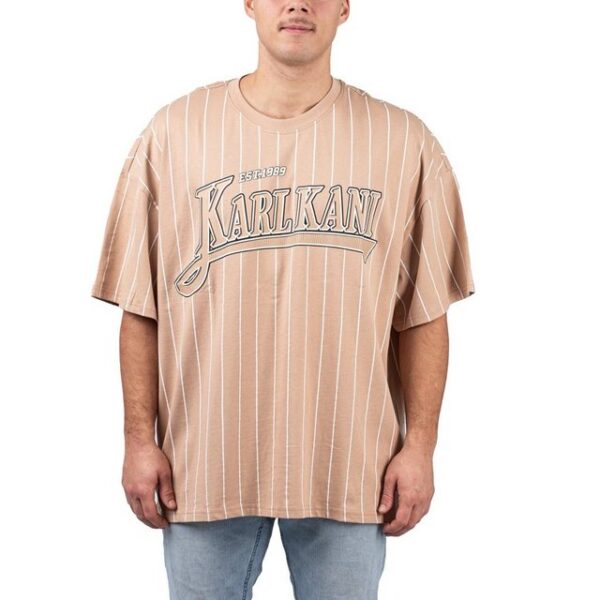 Karl Kani T-Shirt Karl Kani Trekking Boxy Pinstripe Tee