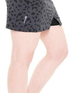 Kaymountain Skort Damen Trekking Wander Rock Short Marbella Ultra Leicht Anthra-Black 34 mit Elastikbund