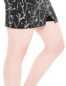 Kaymountain Skort Damen Trekking Wander Rock Short Marbella Ultra Leicht Black-Stone 34 mit Elastikbund