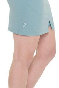 Kaymountain Skort Damen Trekking Wander Rock Short Marbella Ultra Leicht Ice Blue 34 mit Elastikbund