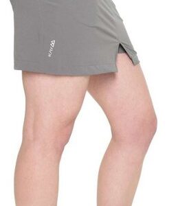 Kaymountain Skort Damen Trekking Wander Rock Short Marbella Ultra Leicht Stone 34 mit Elastikbund