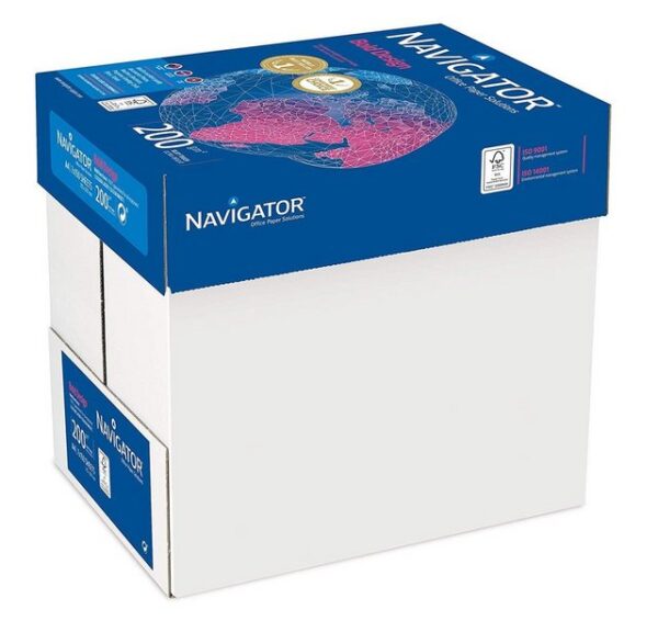 NAVIGATOR Drucker- und Kopierpapier Navigator Bold Design Kopierpapier 200g/m² DIN-A4 1050 Blatt weiß