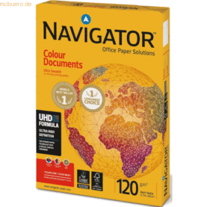 Navigator Kopierpapier Colour Documents A4 120g/qm weiß VE=250 Blatt