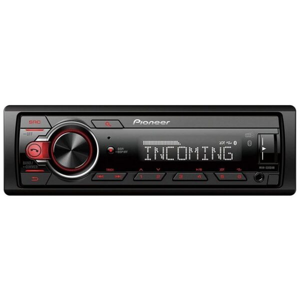 Pioneer Pioneer MVH-330DAB 1DIN Autoradio mit DAB+, Blueto Autoradio