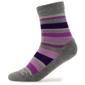 Stoic - Kid's Merino Trekking Crew Socks Stripes - Wandersocken Gr 27-30 blau