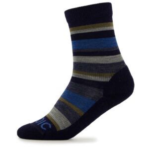 Stoic - Kid's Merino Trekking Crew Socks Stripes - Wandersocken Gr 27-30 blau