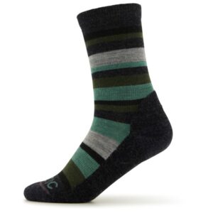 Stoic - Kid's Merino Trekking Crew Socks Stripes - Wandersocken Gr 27-30 schwarz