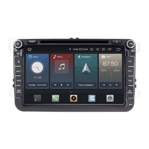TAFFIO Für Seat Skoda VW Golf 5 Golf 6 8" Touch Android Autoradio CarPlay Einbau-Navigationsgerät