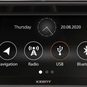 Xzent X-427 2DIN INFOTAINER MIT DAB+ USB BLUETOOTH Navi als Option Autoradio