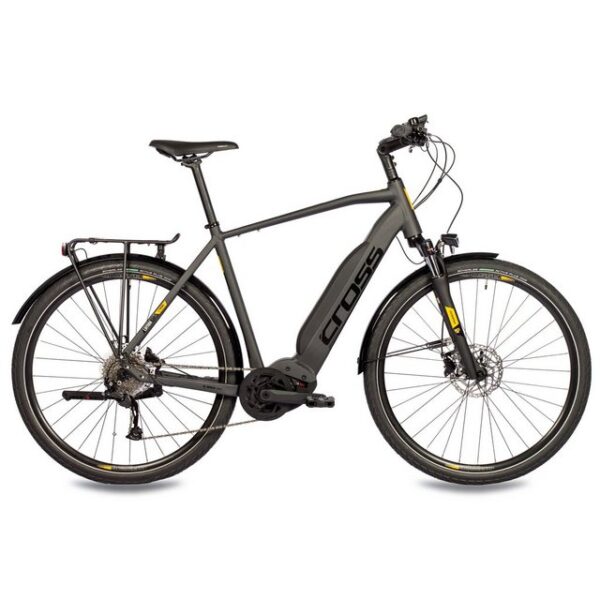 Airtracks E-Bike 28 Zoll Herren E-Bike Trekking Fahrrad LUMINA BOSCH PERFORMANCE LINE, 9 Gang, Kettenschaltung, Mittelmotor, 500 Wh Akku, 7 Gang SHIMANO NEXUS 45cm 50cm 55cm - Mod. 2024