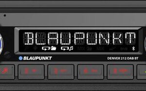 Blaupunkt Denver 212 DAB BT Autoradio Anschluss für Lenkradfernbedienung, Bluetooth®-Freisprecheinrichtung, DAB+ Tuner, inkl