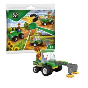 Blocki Konstruktions-Spielset BLOCKI MyFarm Traktor Trekker Bauernhof Bausatz Spielzeug