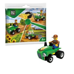 Blocki Konstruktions-Spielset BLOCKI MyFarm Trekker Bausatz Traktor Spielzeug Konstruktionsspielzeug