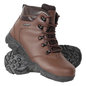 Canyon Wasserdichte Kinder Leder Trekking-Stiefel - Braun