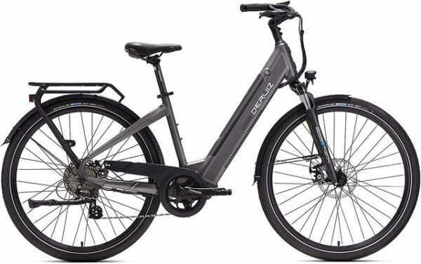 DERUIZ E-Bike Deruiz 28 Zoll Elektrofahrrad, 644 wh Trekking Maximal 120km, 8 Gang SHIMANO SHIMANO ALTUS 11-32T Schaltwerk, Kettenschaltung, Heckmotor, 644,00 Wh Batterie, 644Wh Batterien mit großer Kapazität