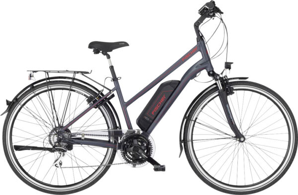 Fischer E-Bike Trekking ETD 1806.1 28 Zoll 24-Gang 557 Wh grau 62261