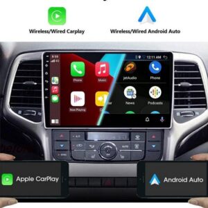 GABITECH Für Jeep Grand Cherokee 2008-2013 Android Autoradio 9" BT FM Carplay Einbau-Navigationsgerät