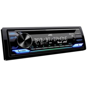 JVC 1-DIN CD-Receiver Autoradio (DAB+ Tuner, Anschluss für Lenkradfernbedienung)