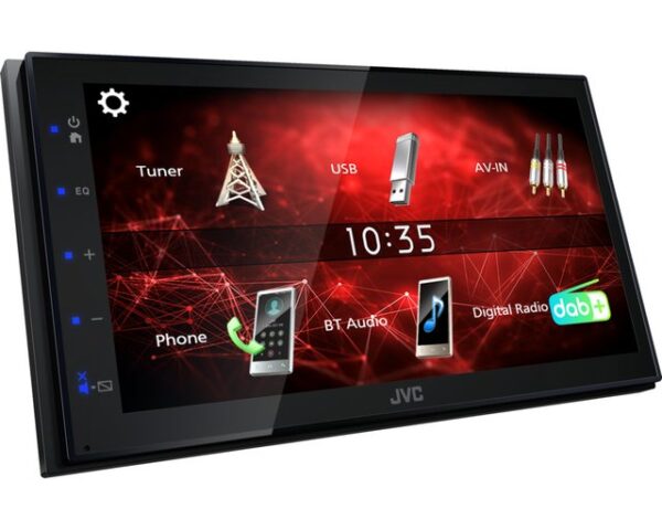 JVC KW-M27DBT 2-DIN Digital Media Receiver DAB+ Bluetooth Autoradio