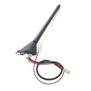 Kummert Business Dachantenne Antennenfuss 16cm Kabel 16V Verstärker für VW Audi Opel Autoradio-Ersatzantennenstab