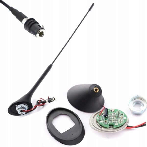 Kummert Business Dachantenne Antennenfuss Roka für Audi A3 A4 VW Golf 16V Verstärker Autoradio-Ersatzantennenstab