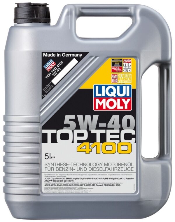 LIQUI MOLY Motoröl 5W-40, Inhalt: 5l, Synthetiköl 9511