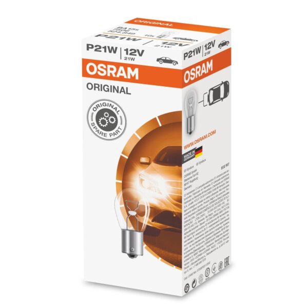 OSRAM Glühlampe, Blinkleuchte P21W 7506 VW,AUDI,MERCEDES-BENZ,Golf IV Schrägheck (1J1),Golf V Schrägheck (1K1),Golf ,A6 Avant (4F5, C6)