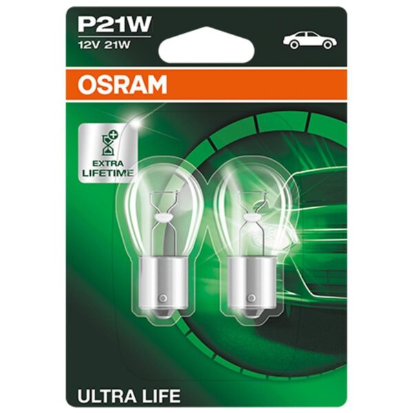 OSRAM Glühlampe, Blinkleuchte P21W 7506ULT-02B VW,AUDI,MERCEDES-BENZ,Golf IV Schrägheck (1J1),Golf V Schrägheck (1K1),Golf V,A6 Avant (4F5, C6)