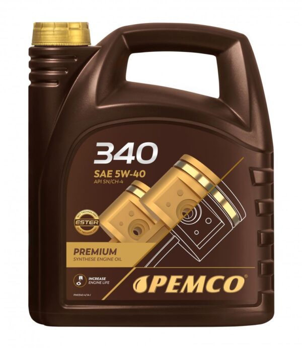 PEMCO Motoröl 5W-40, Inhalt: 4l, Synthetiköl PM0340-4