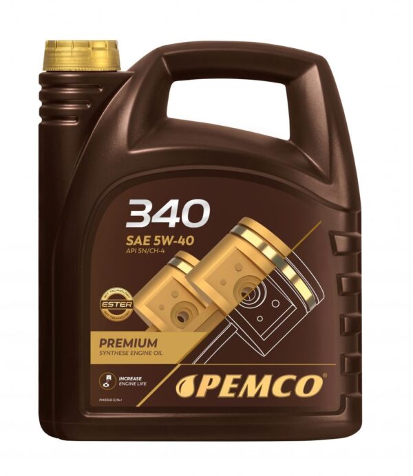 PEMCO Motoröl 5W-40, Inhalt: 5l, Synthetiköl PM0340-5