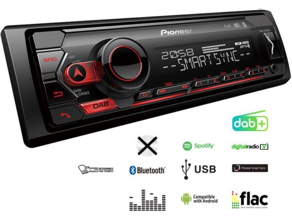 PIONEER Autoradio 1 DIN MVH-S420DAB