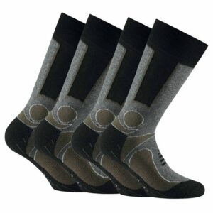 Rohner Socks Sportsocken Unisex Trekking Socken, 4er Pack - Basic Outdoor