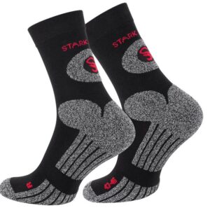 Stark Soul® Wandersocken 2 Paar Wandersocken, Trekking Outdoor Socken - Hiking (2 Paar) eingewebtes Logo