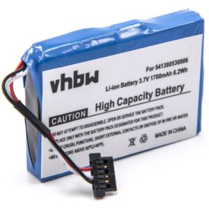 Vhbw - Akku Ersatz für SJM120, BPLP720/11-A1 b für gps Navigation, Navigationsgerät (1700mAh, 3.7V, Li-Ion)