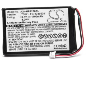 Vhbw - Li-Ion Akku 1100mAh (3.7V) kompatibel mit gps Navigation Navi Ersatz für Magellan 384.00015.005